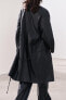 Zw collection long leather coat