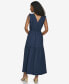 ფოტო #2 პროდუქტის Women's Tie-Shoulder Tiered Midi Dress