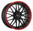 Barracuda Voltec T6 SUV mattblack PureSports / Color Trim rot - DS3 9x20 ET42 - LK5/120 ML65.1