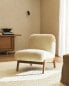 Фото #7 товара Upholstered faux fur armchair