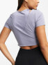 Фото #2 товара adidas Training HIIT cropped t-shirt in blue