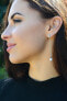 Фото #2 товара Long earrings with crystal and bead