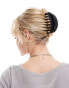 Фото #1 товара ASOS DESIGN hair claw with scallop edge design in black