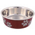 TRIXIE Stainless Steel Feeder With Plastic Coating 12 cm Bowl