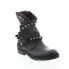 Фото #3 товара A.S.98 Vianne 250202-102 Womens Gray Leather Hook & Loop Casual Dress Boots