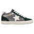 Фото #1 товара Vintage Havana Bounce Glitter Lace Up Womens Green Sneakers Casual Shoes BOUNCE