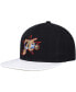 ფოტო #1 პროდუქტის Men's Black, White Philadelphia 76ers Hardwood Classics Wear Away Visor Snapback Hat