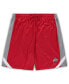 ფოტო #3 პროდუქტის Men's Scarlet, Gray Ohio State Buckeyes Big and Tall Team Reversible Shorts