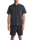 Men's Short Sleeve Seersucker Button-Front Shirt