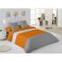 Фото #2 товара Комплект чехлов для одеяла Alexandra House Living Жемчужно-серый Охра 105 кровать 3 Предметы