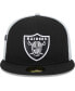 Фото #2 товара Men's Black Las Vegas Raiders Gameday 59FIFTY Fitted Hat