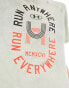 Under Armour Run Everywhere graphic print t-shirt in khaki