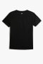 Erkek Siyah T-Shirt 2SAM10004NK