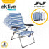 Фото #3 товара AKTIVE Folding Chair 5 Positions 61x63x93 cm