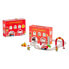 PETIT COLLAGE Little Firehouse Wind-Up And Go Play Set