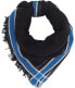 rag & bone 295368 Lance Logo Scarf Black