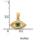 ფოტო #4 პროდუქტის Evil Eye Charm Set in 14k Gold and Enamel