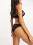 Фото #2 товара Wolf & Whistle Exclusive Fuller Bust mix & match high leg bikini bottom in black mesh