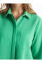 Фото #4 товара LCWAIKIKI Classic Düz Keten Görünümlü Kadın Gömlek