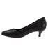 Trotters Kiera T1805-071 Womens Black Leather Slip On Pumps Heels Shoes 7 - фото #4