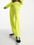 COLLUSION wide leg jogger in lime