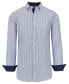Фото #1 товара Men's Long Sleeve Pinstripe Dress Shirt