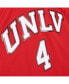 Фото #2 товара Men's Larry Johnson Red Distressed UNLV Rebels 1989/90 Player Swingman Jersey