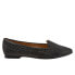 Фото #1 товара Trotters Harlowe T1707-010 Womens Black Wide Leather Loafer Flats Shoes