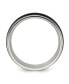 ფოტო #2 პროდუქტის Stainless Steel Brushed Black IP-plated Center Band Ring