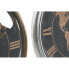 Настенное часы DKD Home Decor 46 x 6,5 x 46 cm Стеклянный Серебристый Чёрный Позолоченный Коричневый Железо Карта Мира (2 штук)