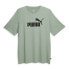 Puma Essentials Heather Crew Neck Short Sleeve T-Shirt & Tall Mens Green Casual