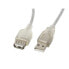 Фото #1 товара USB 2.0-кабель Lanberg CA-USBE-12CC-0018-TR Белый Прозрачный ясно 1,8 m