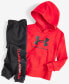 Фото #4 товара Комплект для мальчиков Under Armour Толстовка с капюшоном и брюки Lino Wave Toddler Boys