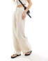 Reclaimed Vintage mensy wide leg trouser in linen look 40 - фото #2