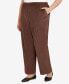 ფოტო #5 პროდუქტის Plus Size Classics Stretch Waist Corduroy Short Length Pants