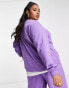 ASOS DESIGN Curve sweatshirt in purple