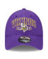 ფოტო #3 პროდუქტის Men's Purple Minnesota Vikings Outline 9FORTY Snapback Hat