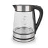 Фото #1 товара Электрический чайник Nedis SmartLife 1,7 л - 2200 Вт - Нержавеющая сталь - Прозрачное стекло - Нержавеющая сталь - Регулируемый термостат - Индикатор уровня воды