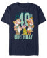 Фото #1 товара Men's Dwarves Forty Birthday Short Sleeve Crew T-shirt