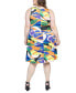 Фото #3 товара Plus Size Sleeveless Knee Length Tank Dress
