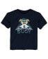 Toddler Boys and Girls Deep Sea Blue Seattle Kraken Mascot Callout T-shirt