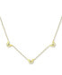 ფოტო #1 პროდუქტის Butterfly Trio Collar Necklace, 16" + 2" extender, Created for Macy's