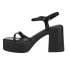 Фото #3 товара Chinese Laundry Avianna Block Heels Platform Dress Womens Black Dress Sandals B