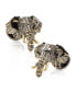 Фото #1 товара Men's 14K Gold Elephant Cufflinks