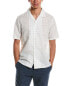 Фото #1 товара Theory Daze Linen-Blend Shirt Men's White Xxl