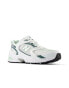 New Balance 530 trainers in white and light blue Белый, 42 - фото #11