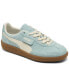 Комфортные женские кроссовки из кожи Palermo от PUMA Light Blue/Gum, 10 - фото #1