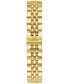 ფოტო #3 პროდუქტის Gc Flair Women's Swiss Gold-Tone Stainless Steel Bracelet Watch 34mm