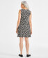 Women's Printed Sleeveless Knit Flip Flop Dress, Created for Macy's