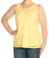 Фото #1 товара Топ без рукавов Charter Club женский из кружева Daffodil Yellow XL